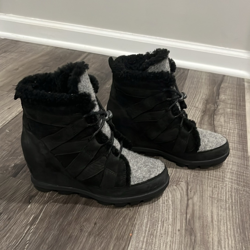 Sorel Joan Of Arctic Wedge II Winter Cozy Ankle Boot Size 7.5